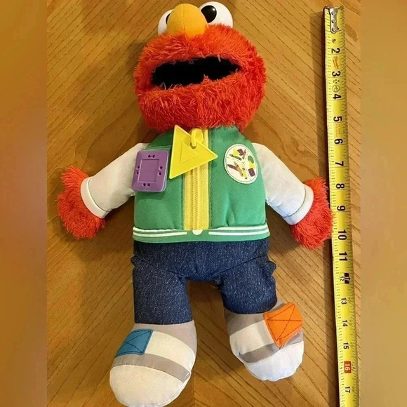 Hasbro Sesame Street Ready for School Elmo 14" Teaches Interactive Talking S1 - Picture 7 of 8